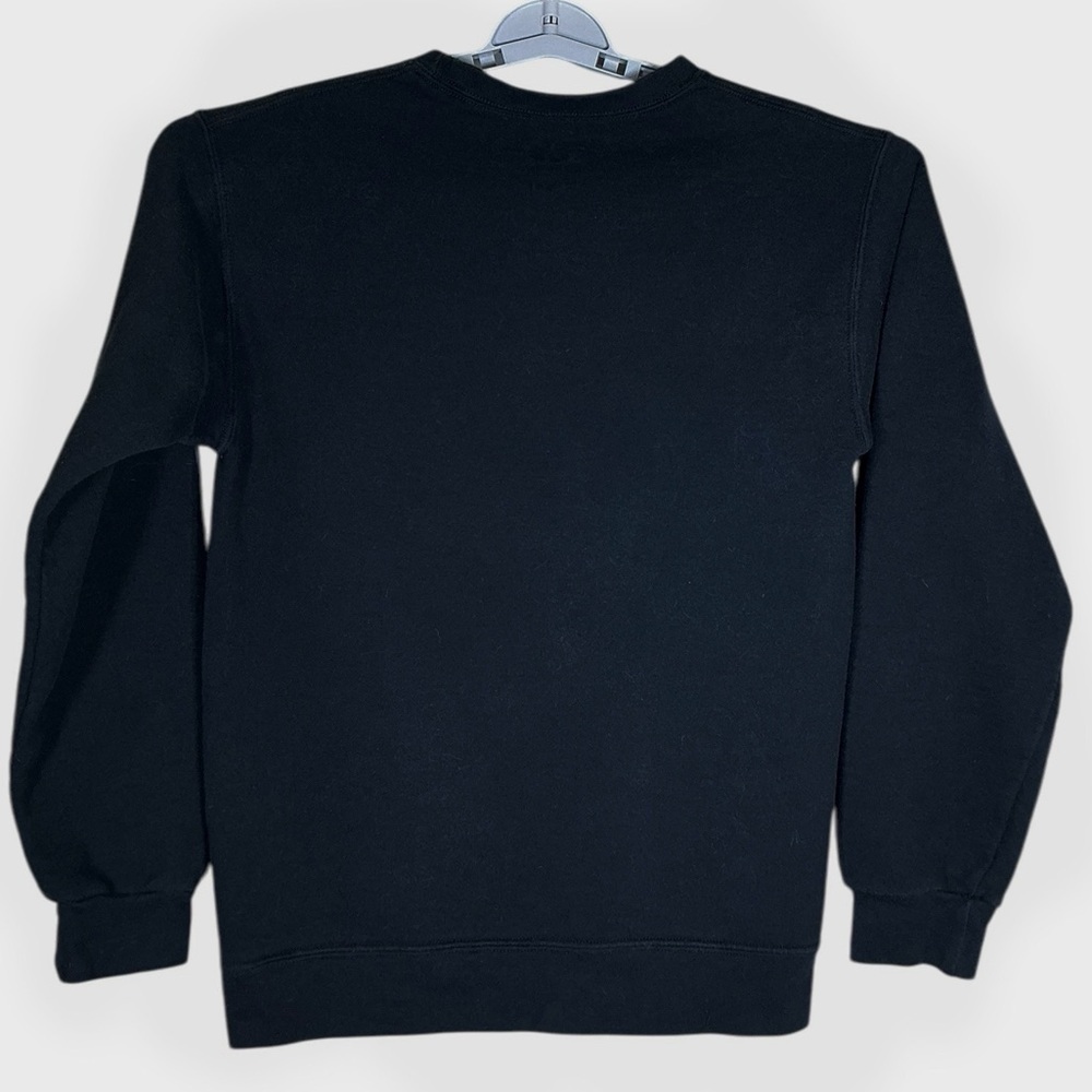 Playboy Sweatshirt Women Crew Neck Long Sleeve Black Gray White Logo Size Small - Picture 2 of 16